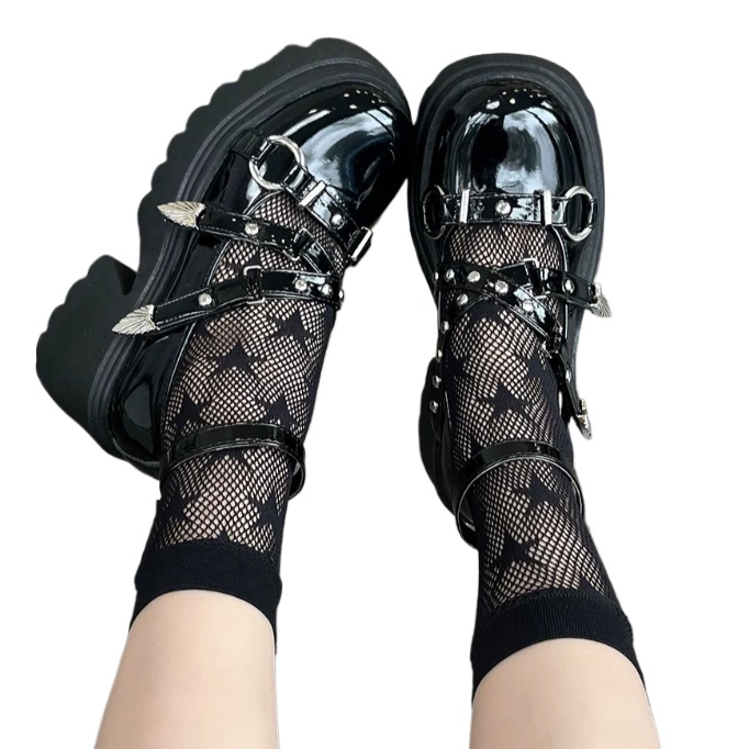 Young Women'S Formal Wear - Star Mesh Socken für junge Mädchen,