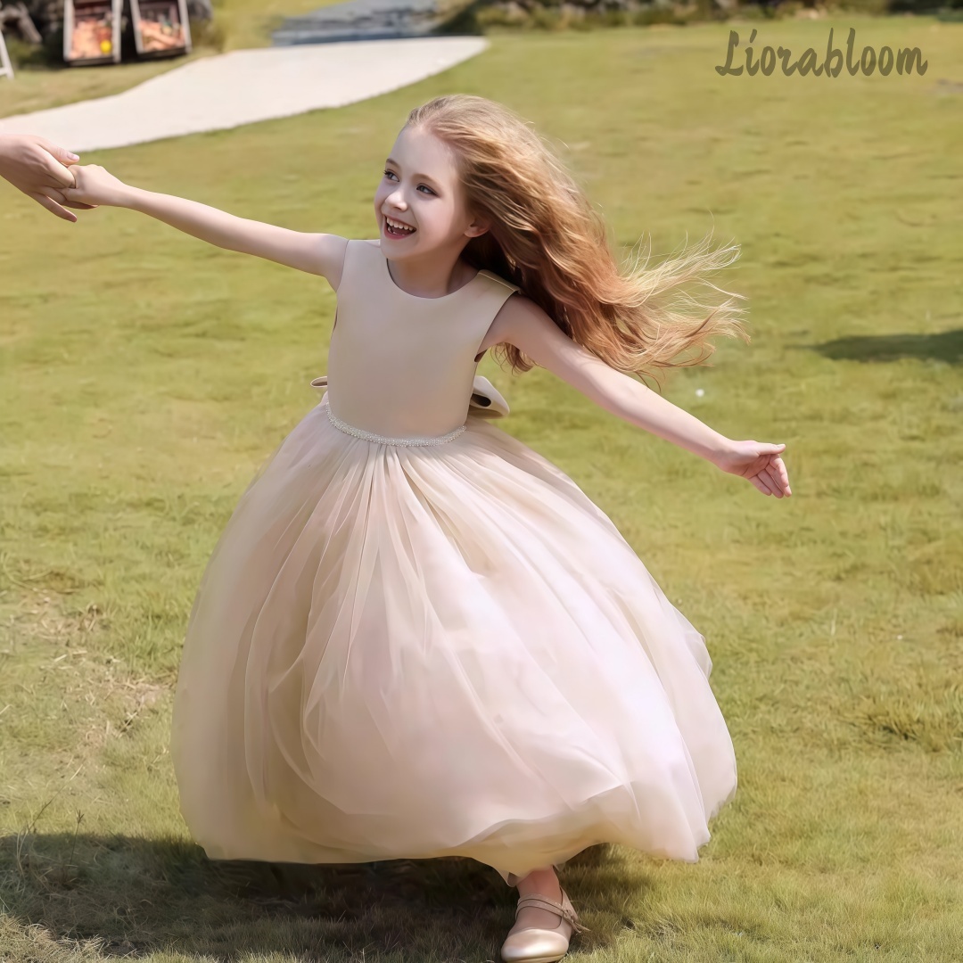 Women'S Formal Wear For Girls - Mehrfarbiges, rückenfreies Prinzessinnenkleid, formelles Kleid aus