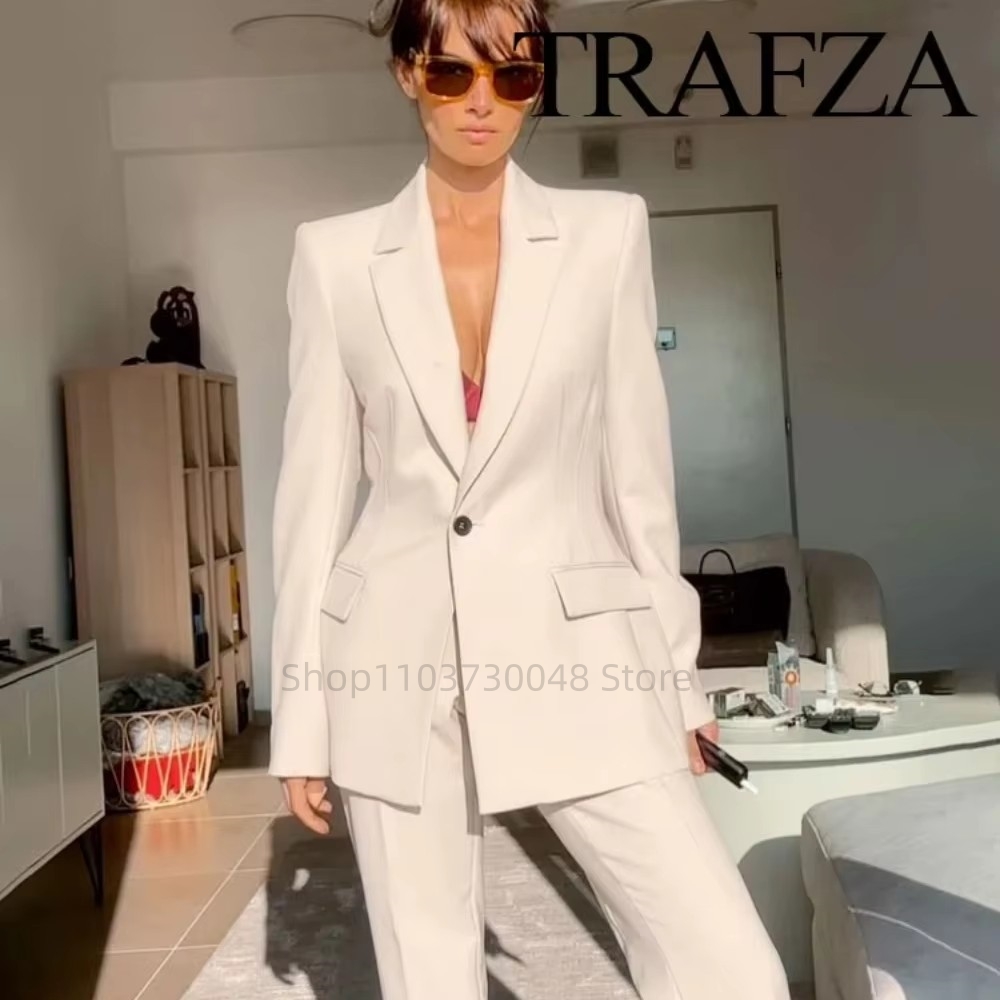 Women'S Formal Wear Jackets - Modischer Büro-Damenanzug Blazer und Hose Formeller