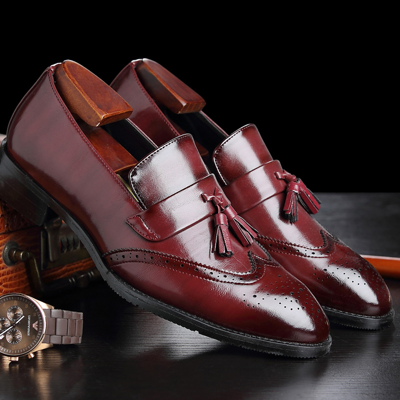 Klassische Herren-Leder-Quaste – Formal Wear Women'S Loafers Bewertung und Preis