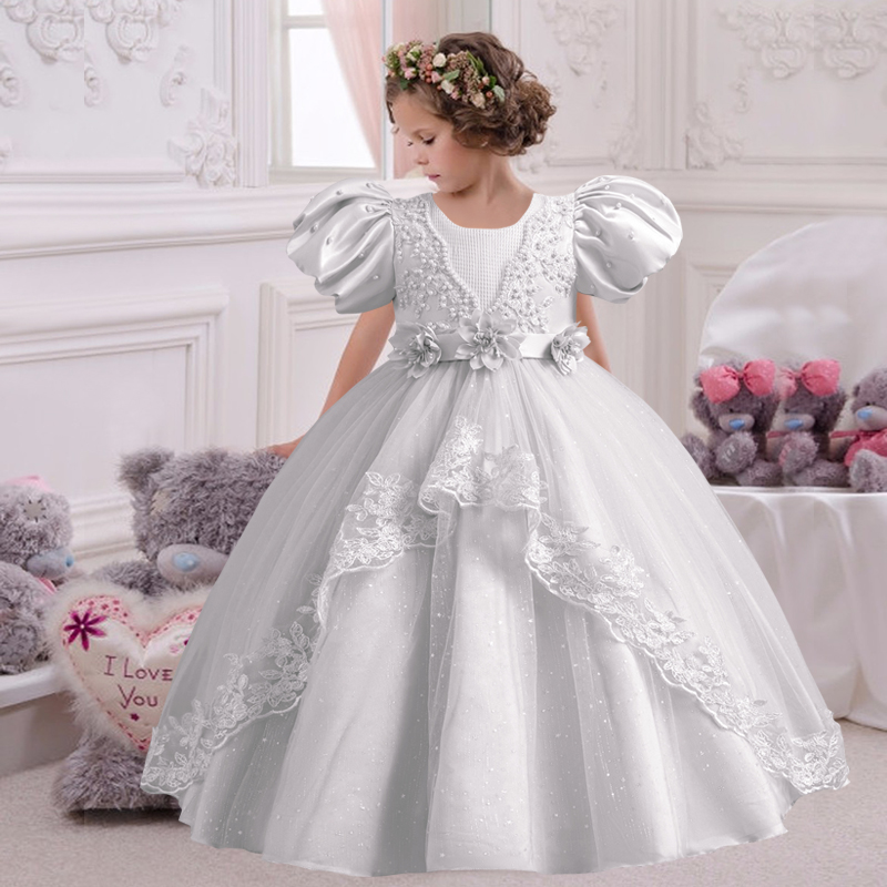 Mädchen Perle Blase Ärmel Prin – Women'S Formal Wear For Girls Bewertung und Preis