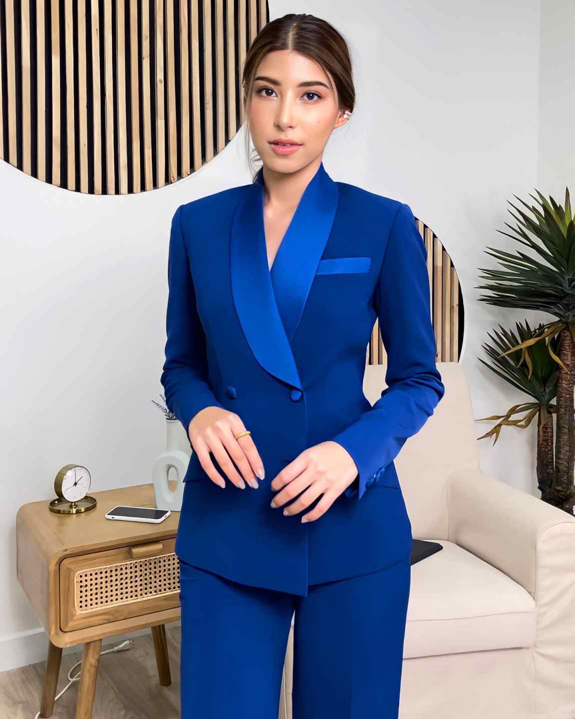 Königsblaue Damen-Jacken-Sets, – Women'S Formal Wear For Girls Bewertung und Preis