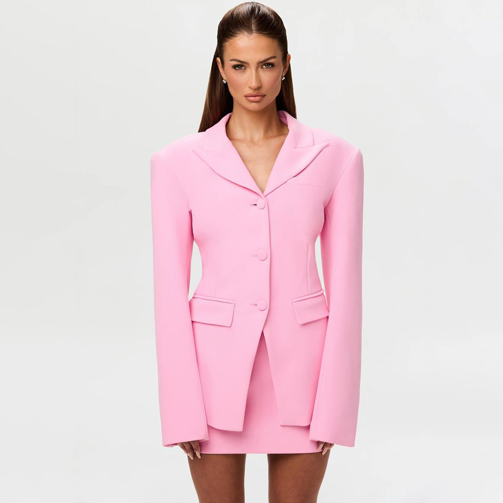 Lebhaft Rosa Damen 2-Teiliges  – Women'S Formal Wear Jackets Bewertung und Preis