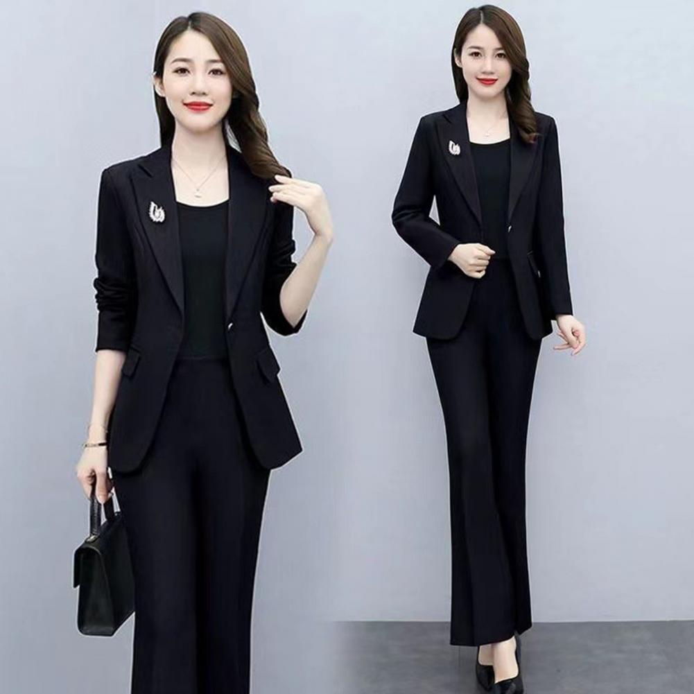 2-teiliges Damen-Anzug-Set mit – Women'S Formal Wear Jackets Bewertung und Preis