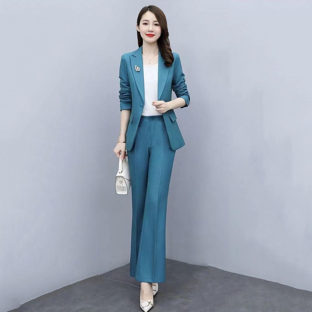 2-teiliges Damen-Anzug-Set mit – Women'S Formal Wear Jackets Bewertung und Preis